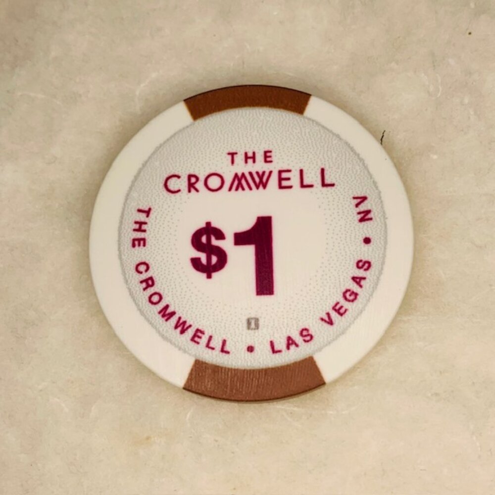 The Cromwell Casino Chip Las Vegas $1 Lucky Gift Charm Coin Card Protector